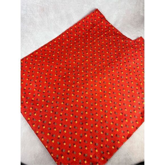 Vintage Mod Flower Power Calico Fabric 19x80” - Picture 1 of 3